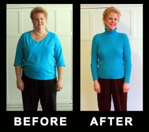 Linda's Before and After photo