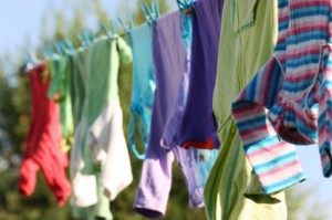 Laundry on the line