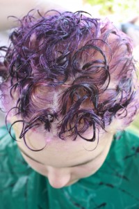 Step Five: Let the color sit for 10 minutes